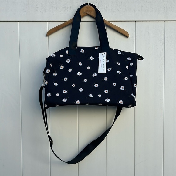 Alice + Olivia Handbags - New With Tags Alice + Olivia By Stacey Bendet Daisy Print Duffel Bag Cottagecore